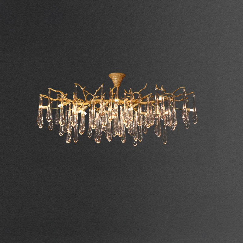 WOMO Branch Raindrop Crystal Chandelier-WM3047 - Image 16