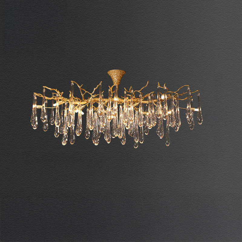 WOMO Branch Raindrop Crystal Chandelier-WM3047 - Image 17