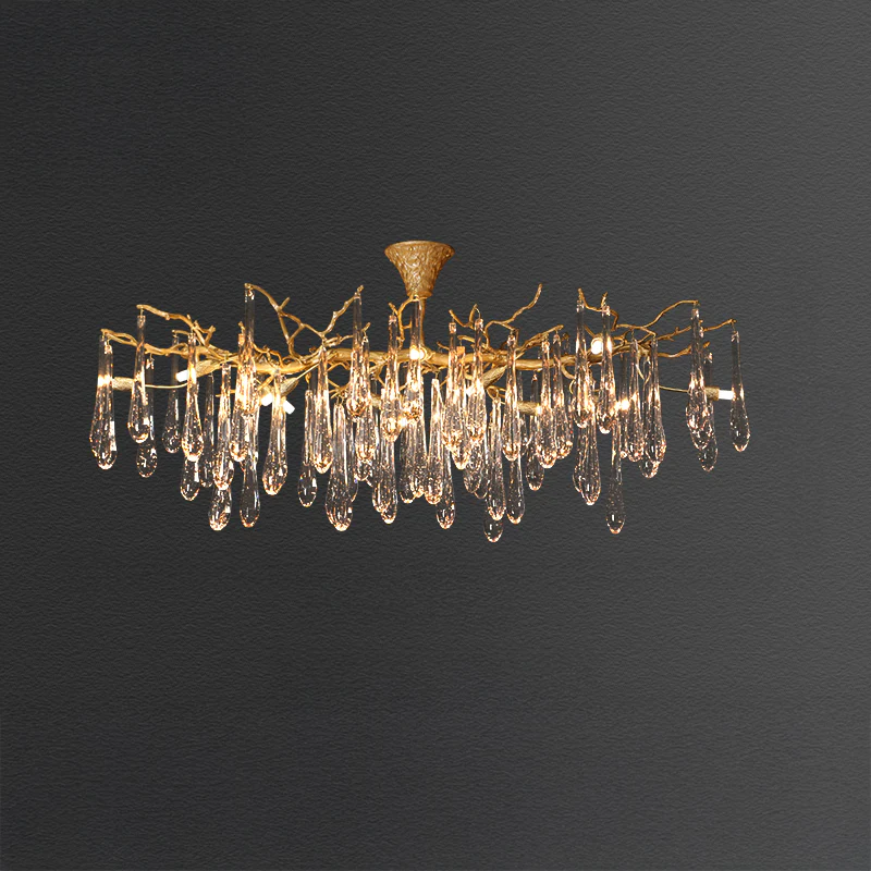 WOMO Branch Raindrop Crystal Chandelier-WM3047 - Image 18