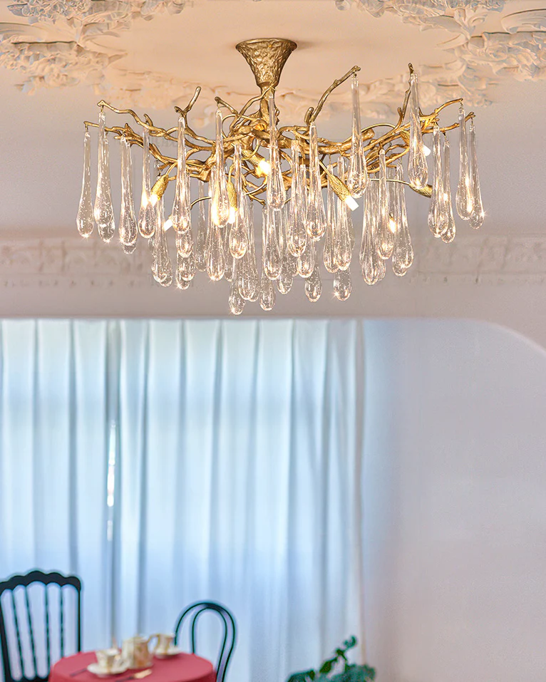 WOMO Branch Raindrop Crystal Chandelier-WM3047 - Image 6