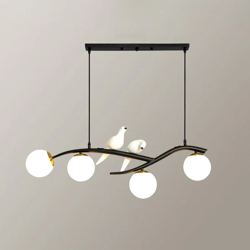 WOMO Branching Frosted Glass Bubble Chandelier-WM2258 - Image 16