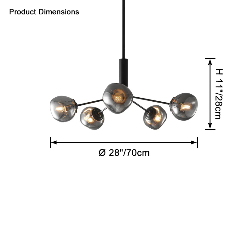 WOMO Branching Bubble Chandelier-WM2452 - Image 20