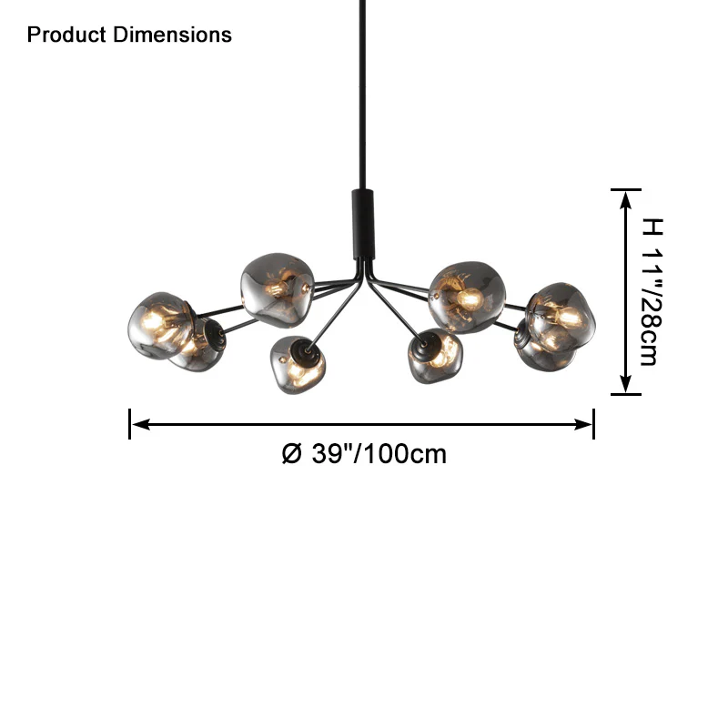 WOMO Branching Bubble Chandelier-WM2452 - Image 22