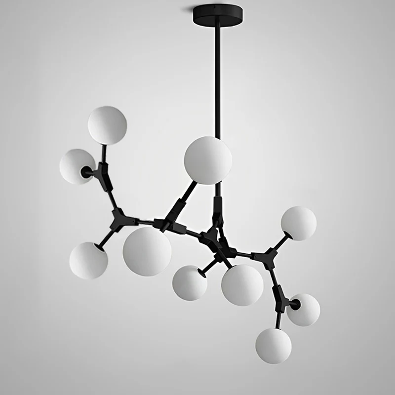 WOMO Branching Bubble Frosted Glass Chandelier-WM2514 - Image 22