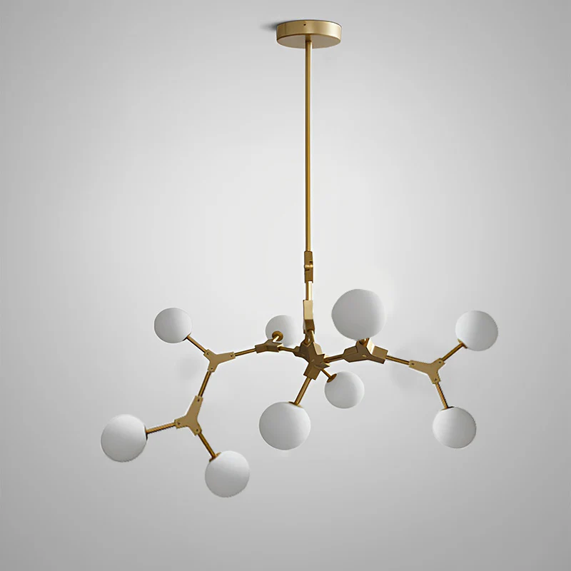 WOMO Branching Bubble Frosted Glass Chandelier-WM2514 - Image 32