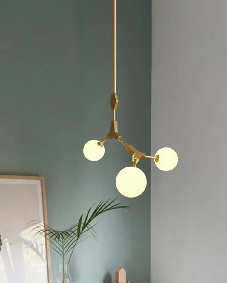 WOMO Branching Bubble Frosted Glass Chandelier-WM2514 - Image 8