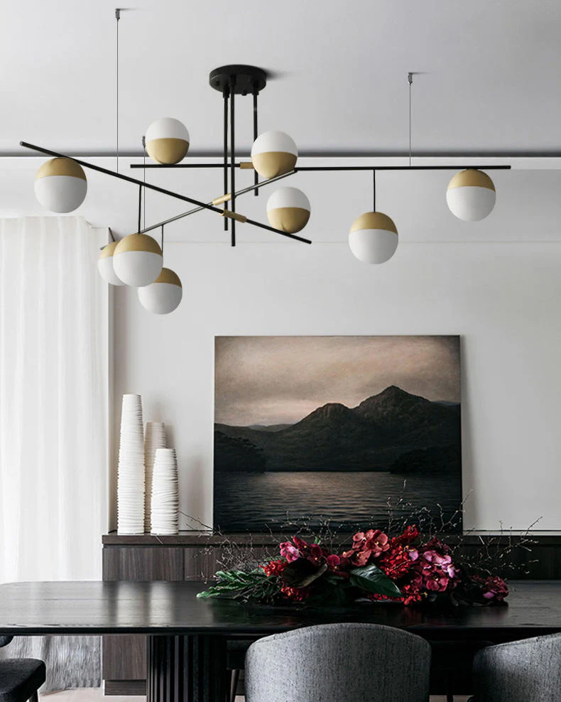 WOMO Branching Glass Bubble Chandelier-WM2551 - Image 3