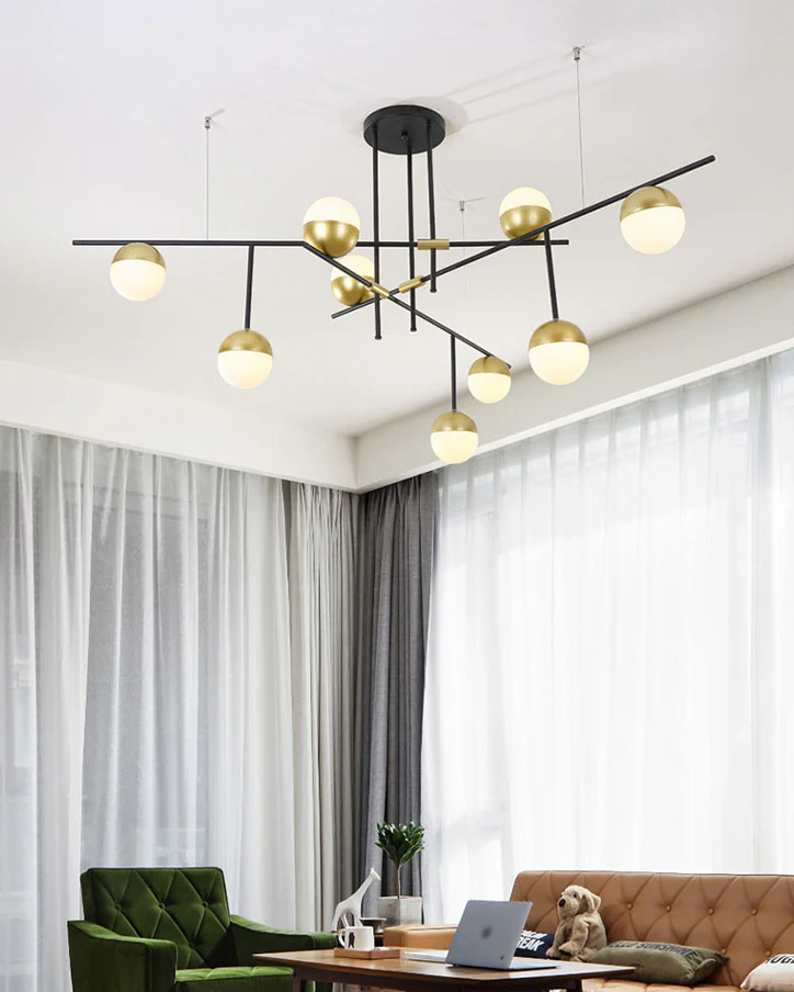 WOMO Branching Glass Bubble Chandelier-WM2551 - Image 6