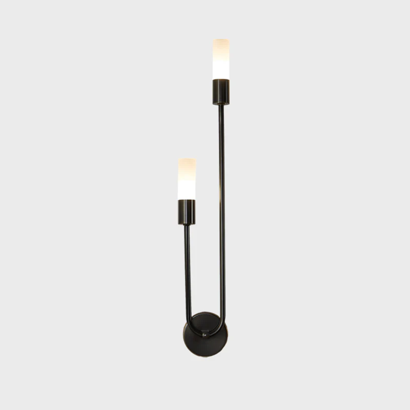 WOMO Black and Brass Modern Candelabra Wall Sconce-WM6096 - Image 54