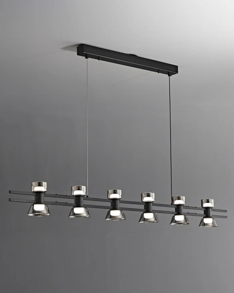WOMO Brass Linear Chandelier-WM2225 - Image 12