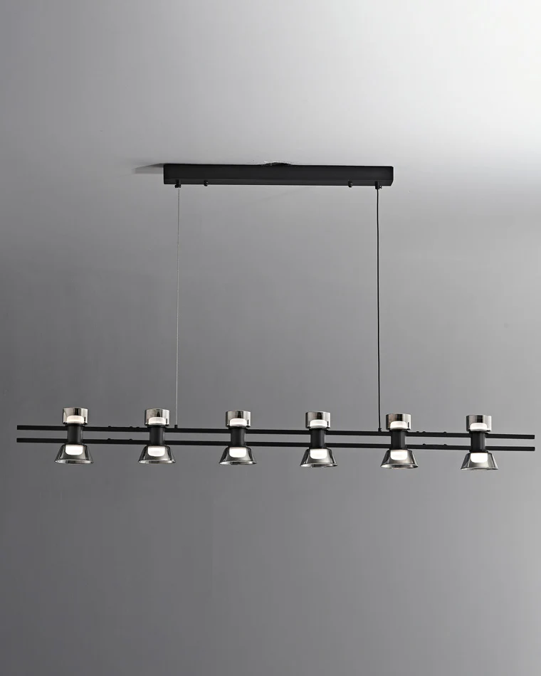 WOMO Brass Linear Chandelier-WM2225 - Image 16