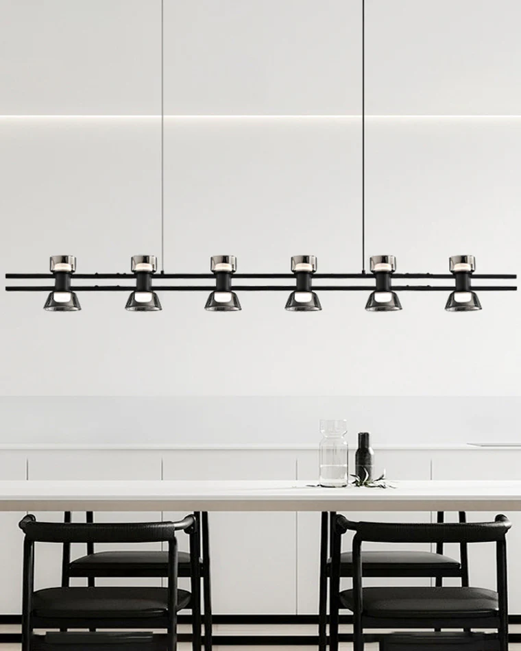 WOMO Brass Linear Chandelier-WM2225 - Image 2