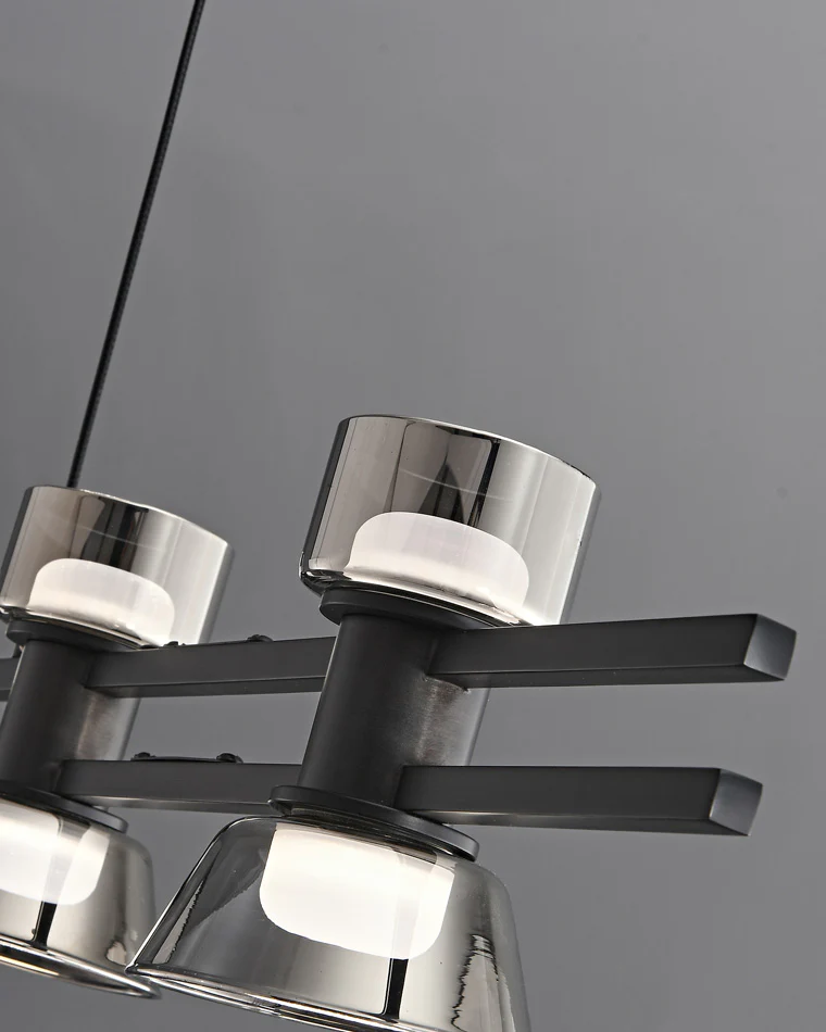 WOMO Brass Linear Chandelier-WM2225 - Image 20