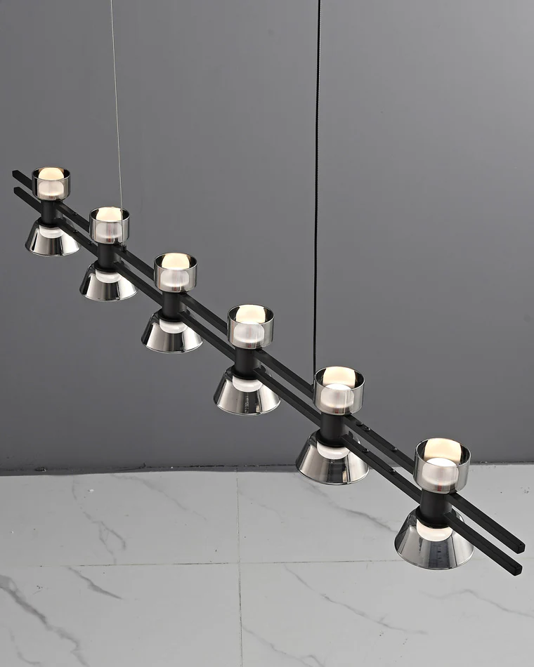 WOMO Brass Linear Chandelier-WM2225 - Image 22