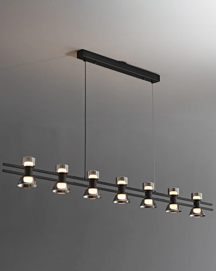 WOMO Brass Linear Chandelier-WM2225 - Image 34