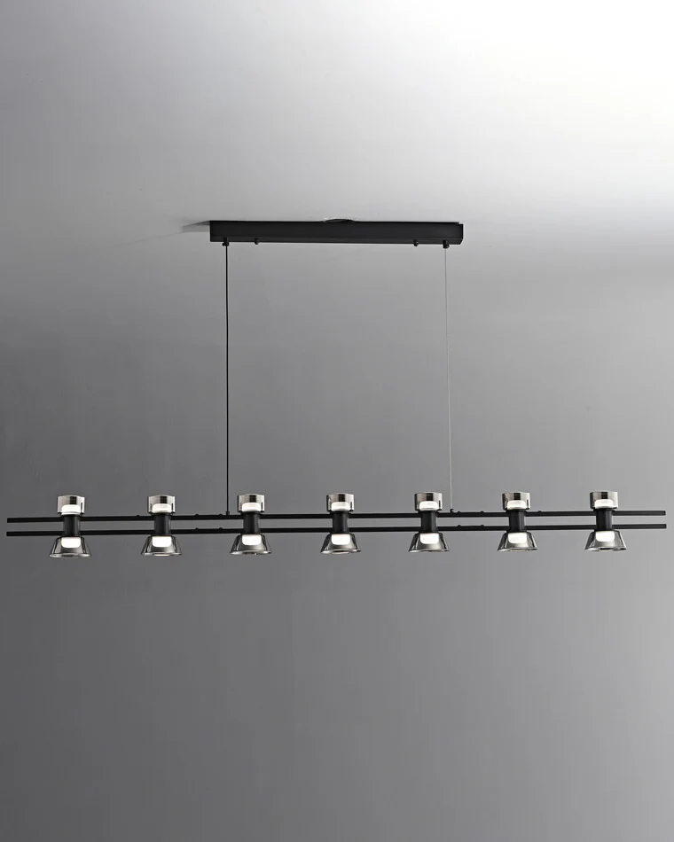 WOMO Brass Linear Chandelier-WM2225 - Image 35