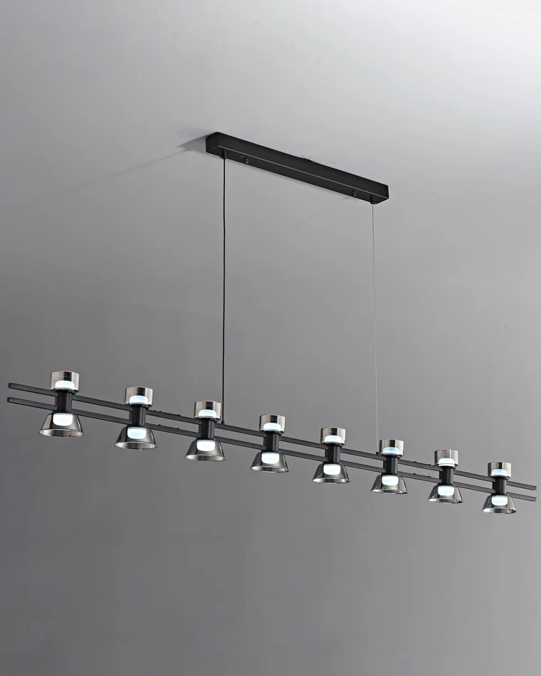 WOMO Brass Linear Chandelier-WM2225 - Image 42