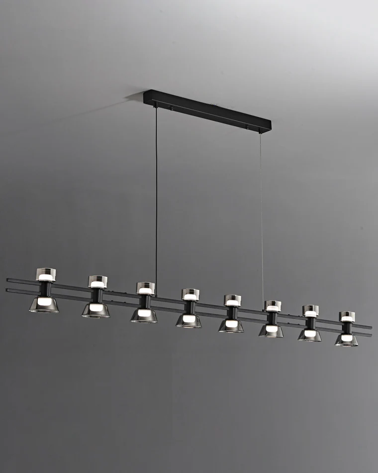 WOMO Brass Linear Chandelier-WM2225 - Image 45