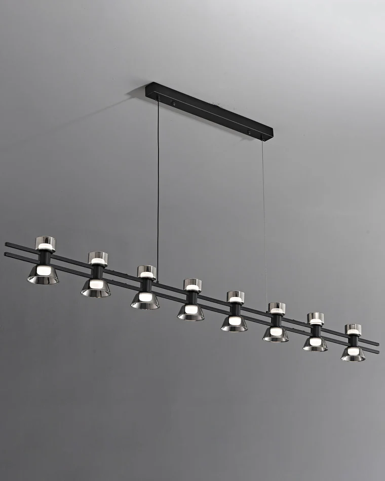WOMO Brass Linear Chandelier-WM2225 - Image 46