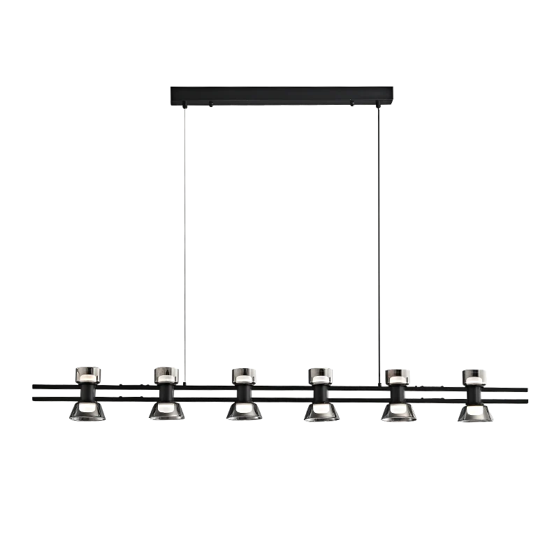 WOMO Brass Linear Chandelier-WM2225 - Image 50