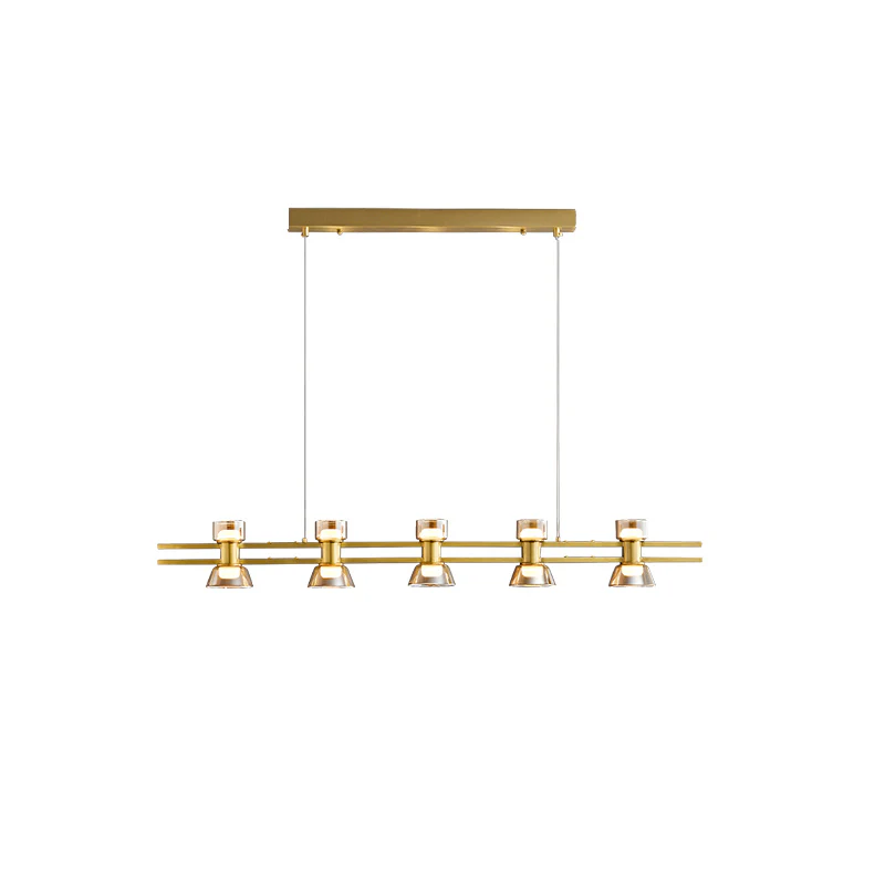 WOMO Brass Linear Chandelier-WM2225 - Image 55