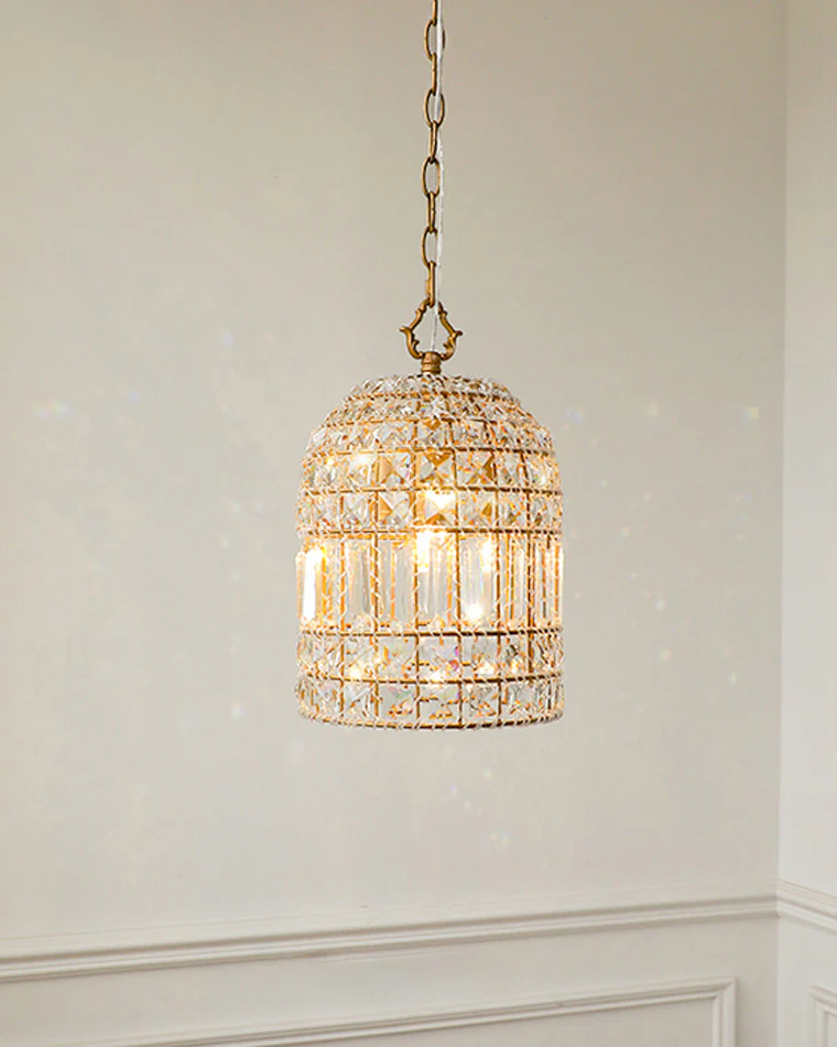 WOMO Birdcage Crystal Pendant Light-WM2343 - Image 2
