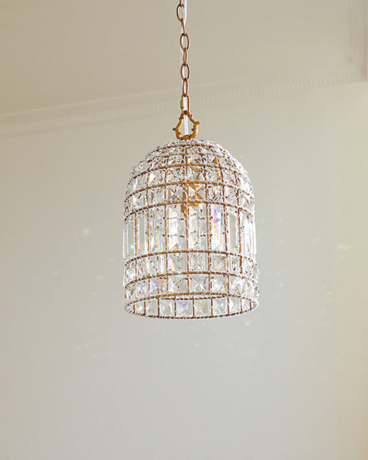 WOMO Birdcage Crystal Pendant Light-WM2343 - Image 3