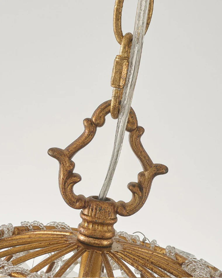 WOMO Birdcage Crystal Pendant Light-WM2343 - Image 6