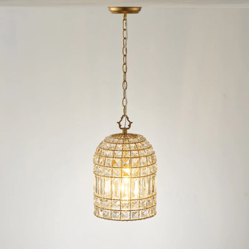 WOMO Birdcage Crystal Pendant Light-WM2343 - Image 9