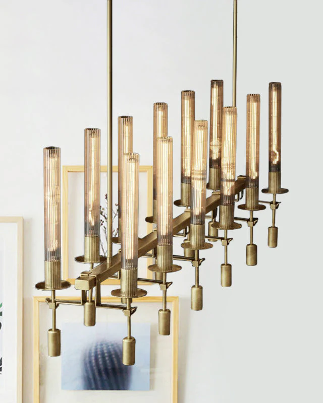 WOMO Candelabra Linear Chandelier -WM2923 - Image 2