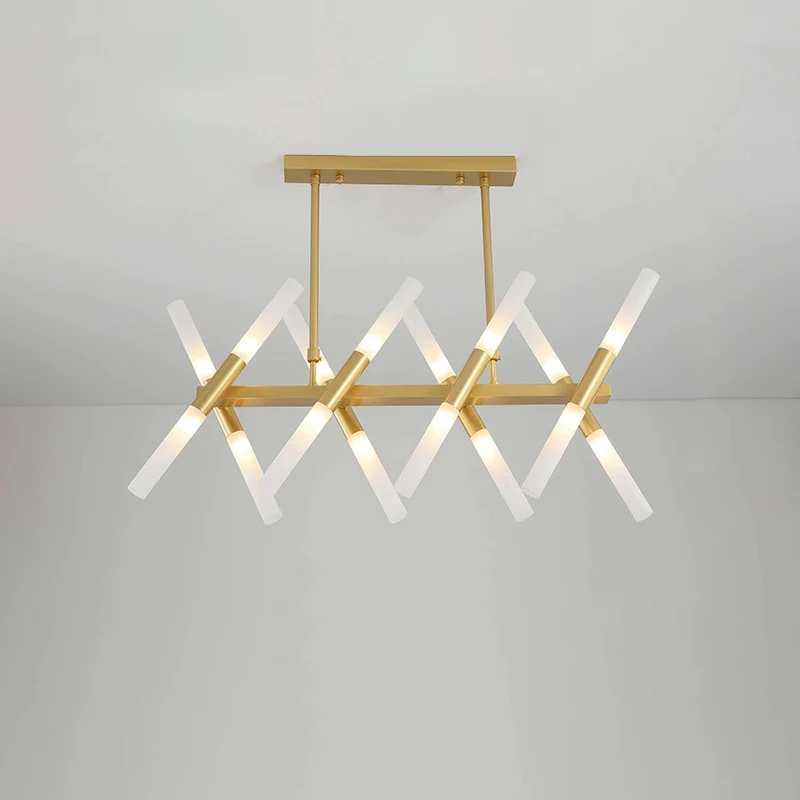 WOMO Candle Linear Chandelier-WM2805 - Image 18