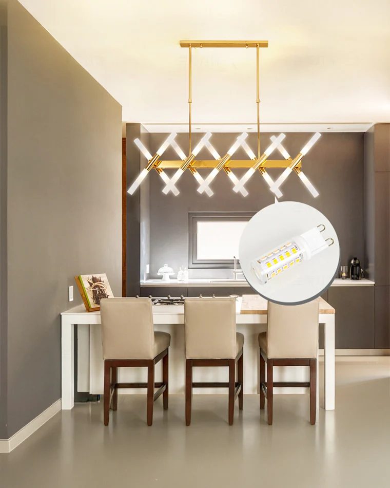 WOMO Candle Linear Chandelier-WM2805 - Image 6
