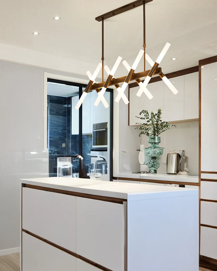 WOMO Candle Linear Chandelier-WM2805 - Image 8