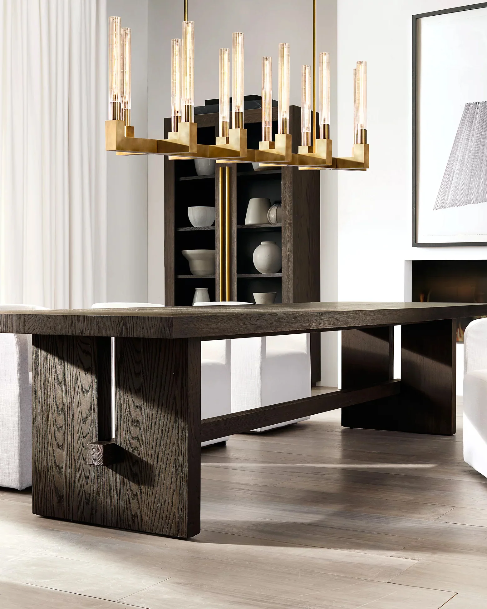 WOMO Candle Linear Chandelier-WM2816 - Image 4