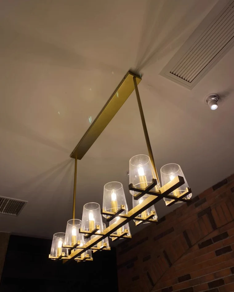 WOMO Candle Linear Chandelier-WM2930 - Image 4