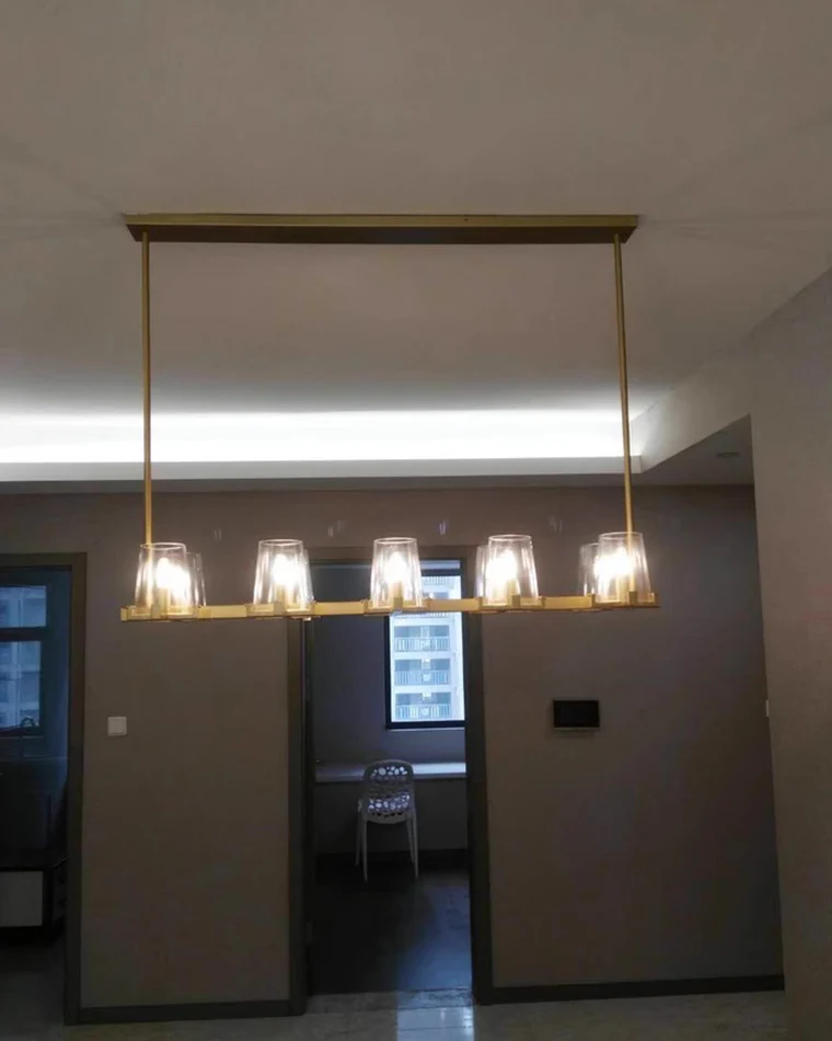 WOMO Candle Linear Chandelier-WM2930 - Image 6
