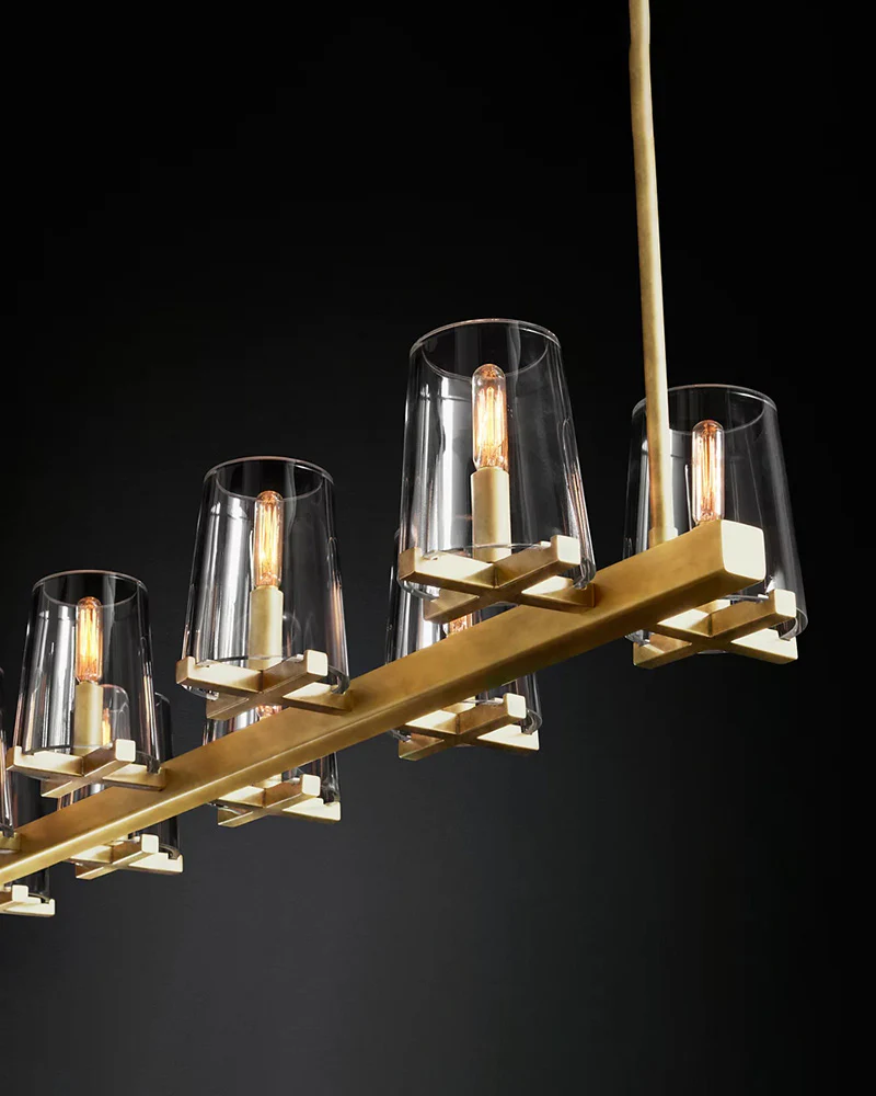 WOMO Candle Linear Chandelier-WM2930 - Image 7