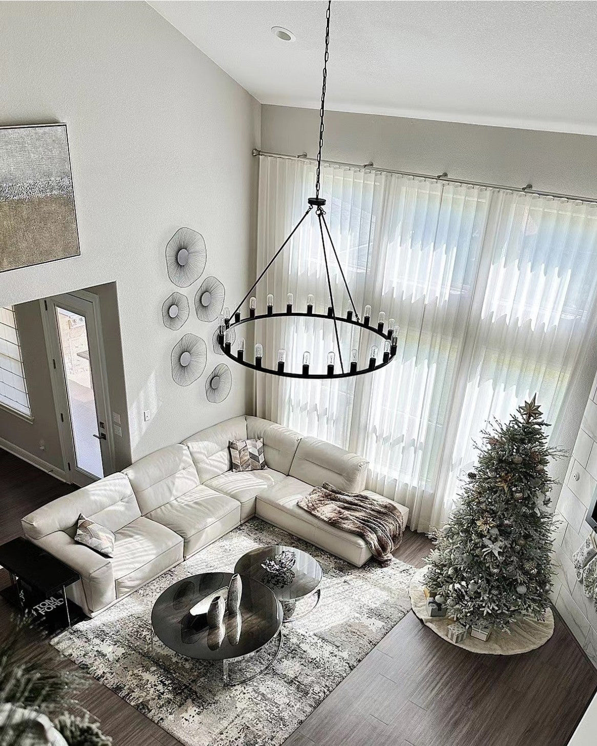 WOMO Candle Round Chandelier-WM2818 - Image 6