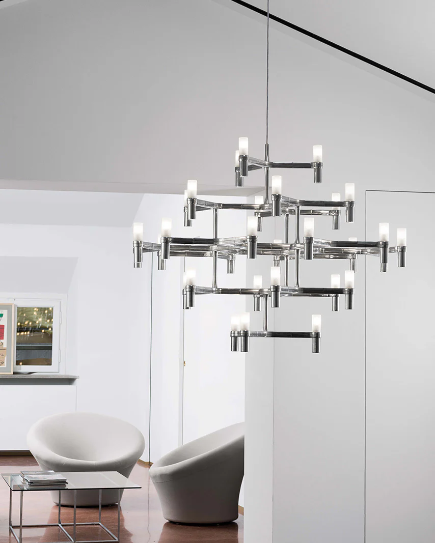 WOMO Modern Tiered Candlestick Chandelier-WM2554 - Image 12