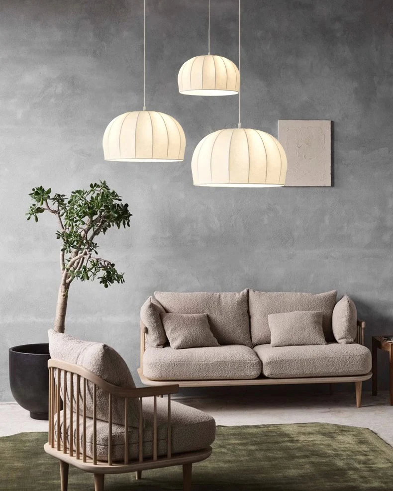 WOMO Cap Silk Pendant Light-WM2967 - Image 2