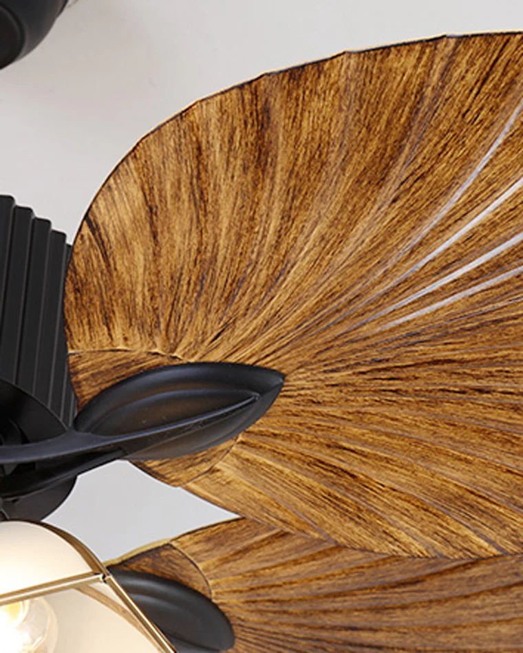 WOMO 52" Tropical Leaf Ceiling Fan Chandelier-WM5012 - Image 11