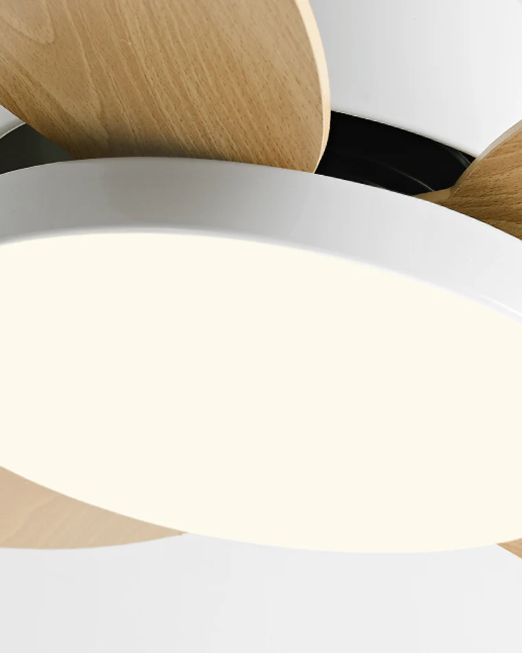 WOMO 36" Scandi Wood Ceiling Fan Lamp-WM5004 - Image 13