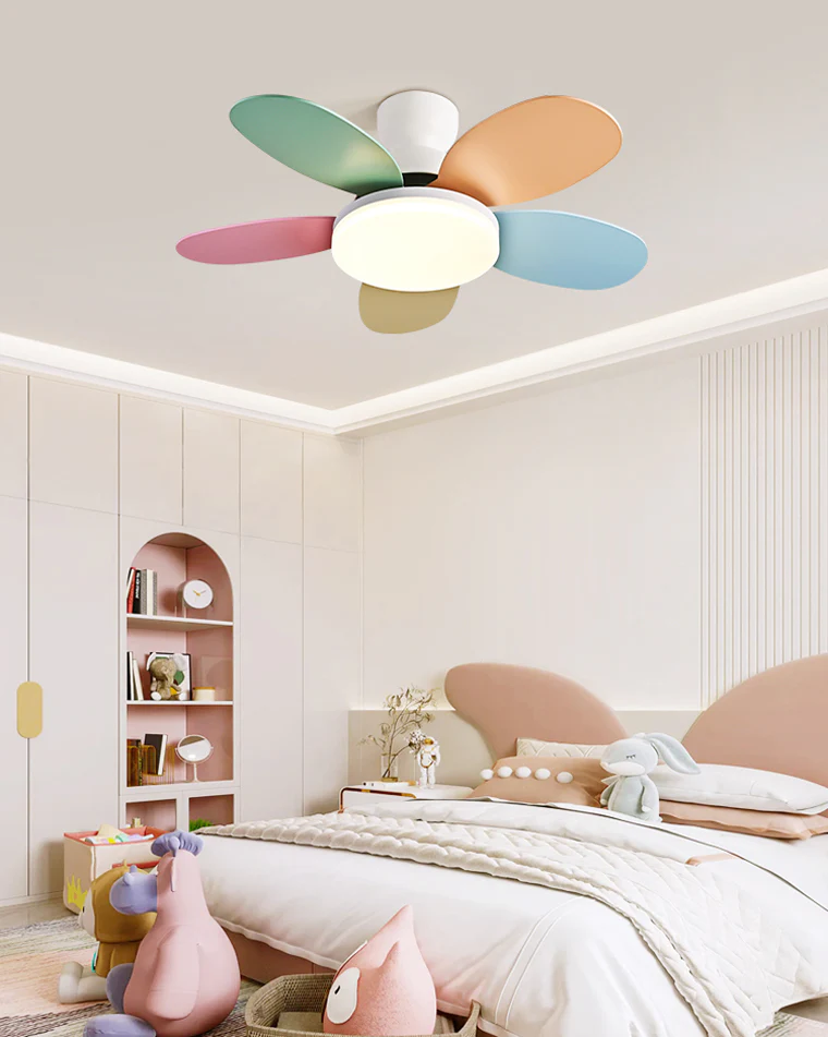 WOMO 36" Scandi Wood Ceiling Fan Lamp-WM5004 - Image 4