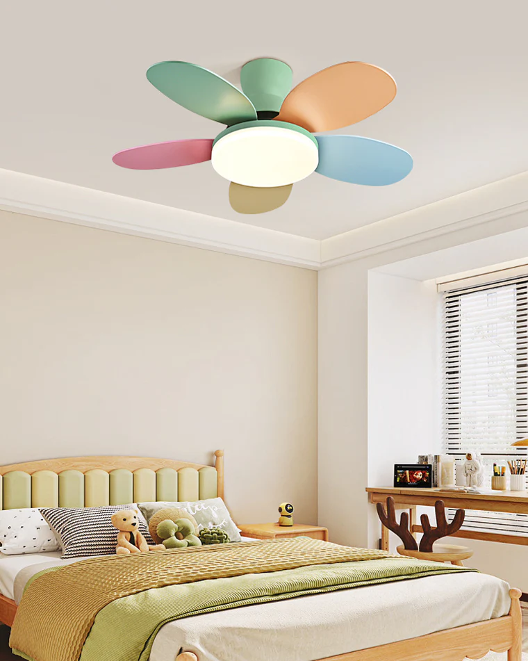 WOMO 36" Scandi Wood Ceiling Fan Lamp-WM5004 - Image 9
