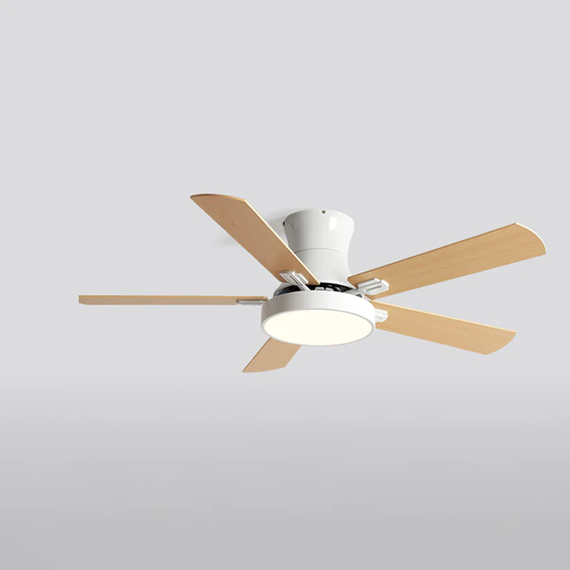 WOMO Low Profile Wood Ceiling Fan Lamp-WM5014 - Image 18