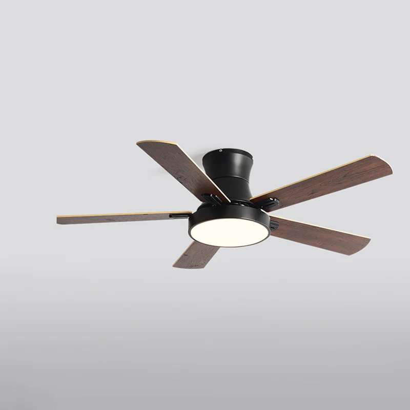WOMO Low Profile Wood Ceiling Fan Lamp-WM5014 - Image 22