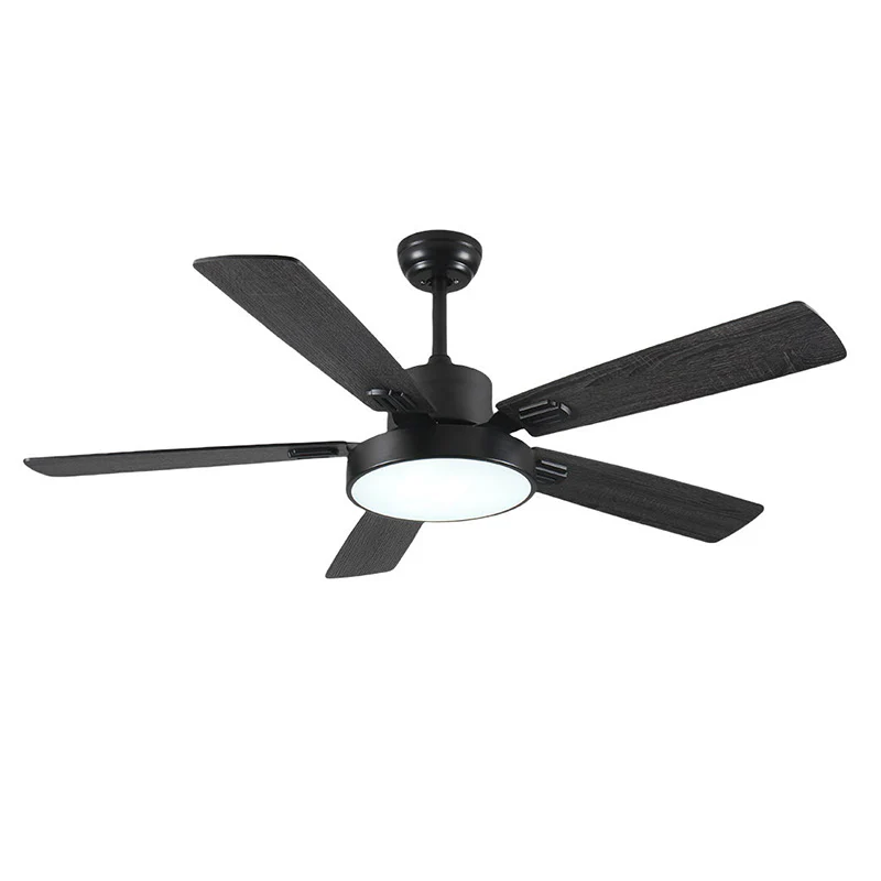 WOMO Minimal Black Ceiling Fan Lamp-WM5028 - Image 12