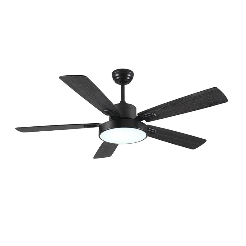 WOMO Minimal Black Ceiling Fan Lamp-WM5028 - Image 8