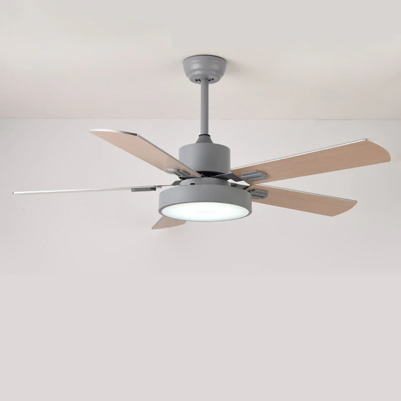 WOMO 5 Blade Modern Wood Ceiling Fan Lamp-WM5039 - Image 10
