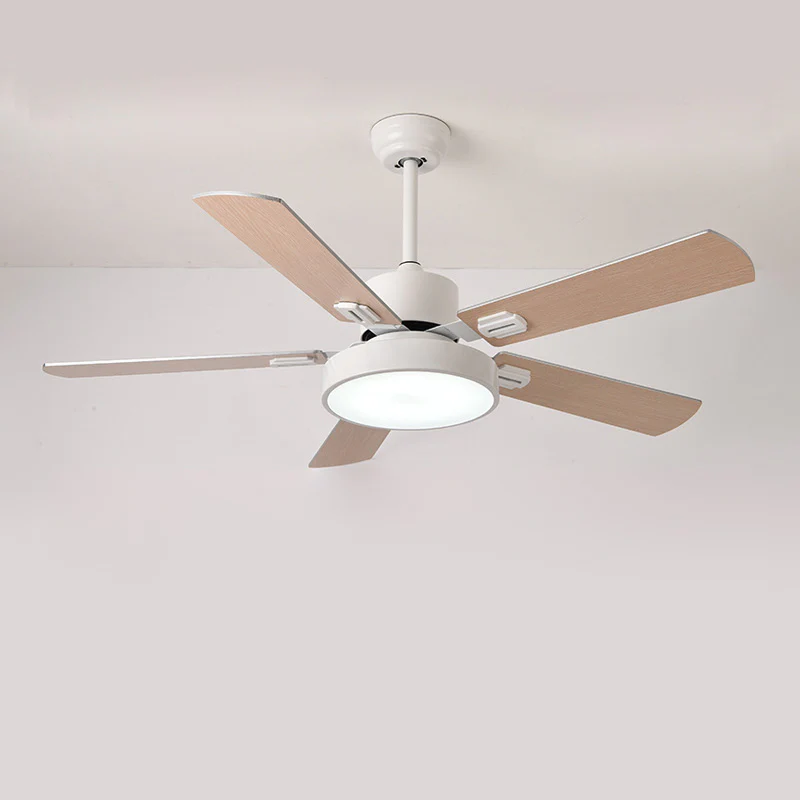 WOMO 5 Blade Modern Wood Ceiling Fan Lamp-WM5039 - Image 14